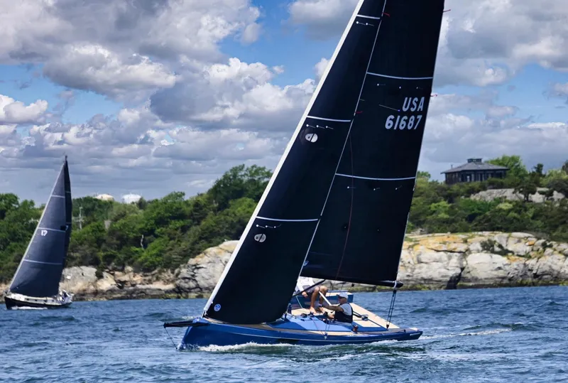 Slide: The Image of 2026 Saffier Se 27 Leisure sailboat with sleek design and Dutch flag. - 12