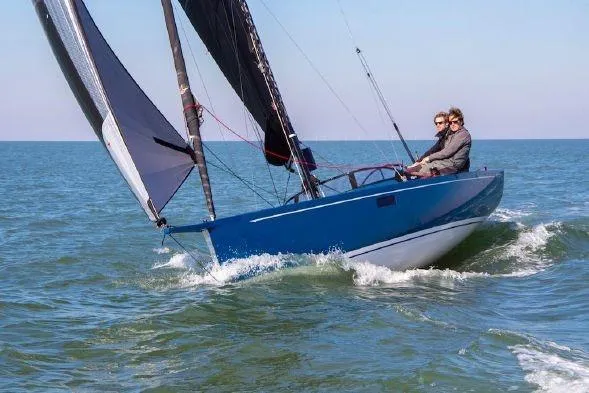 Slide: The Image of 2026 Saffier Se 27 Leisure sailboat gliding on open water, showcasing sleek design and performance. - 7