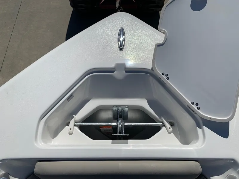 Slide: The Image of 2024 Key West 219 FS boat anchor storage compartment. - 20