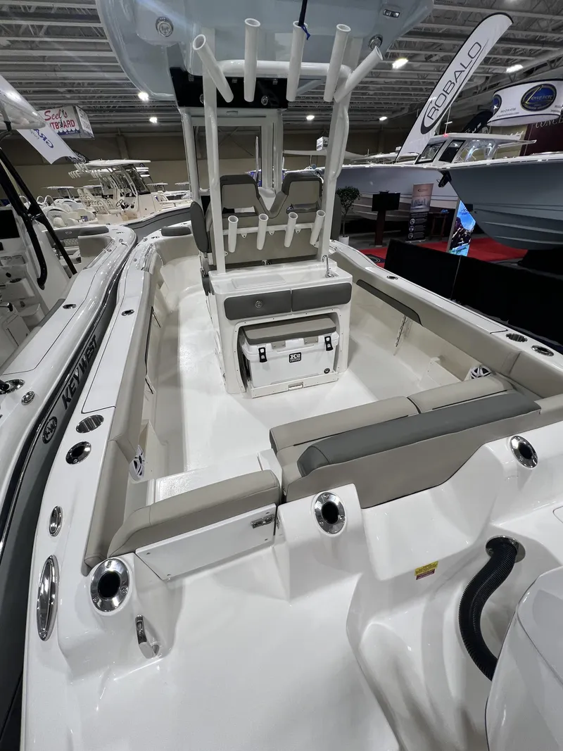Slide: The Image of Interior view of Key West 249 FS boat, model year 2026. - 6
