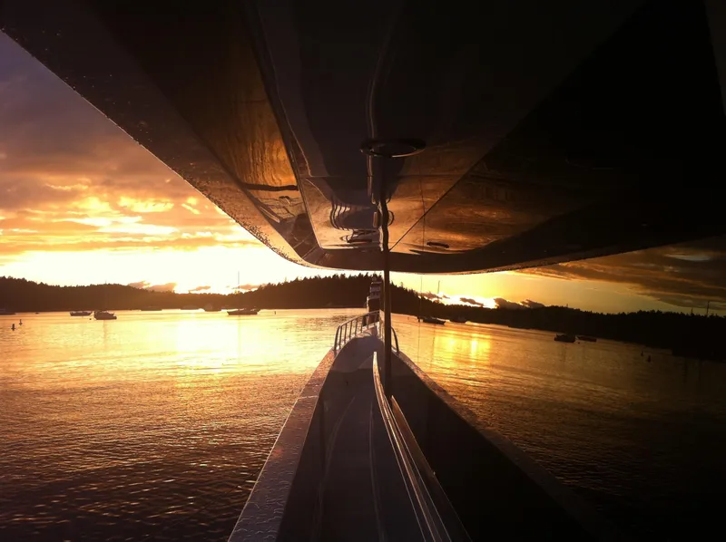 Slide: The Image of North Coast Raised Pilothouse Motor Yacht with California Deck 2002 - 50