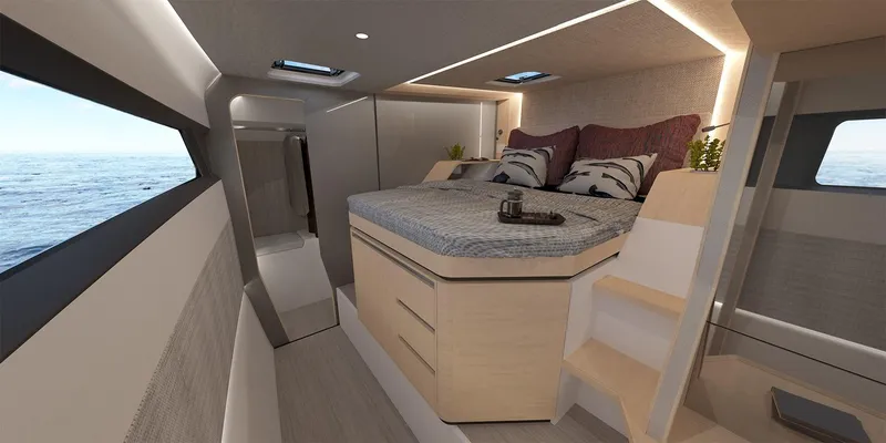 Slide: The Image of SEAWIND 1370 owners cabin - 13