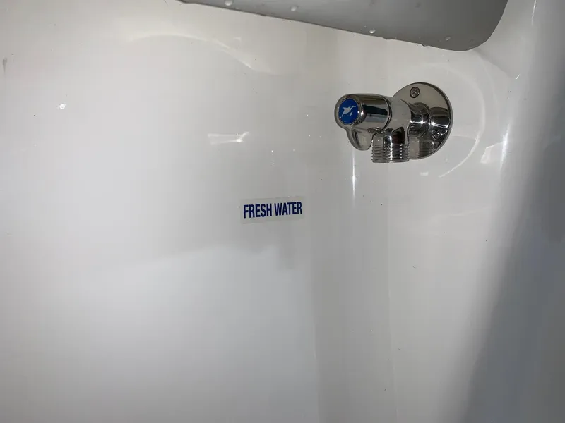 Slide: The Image of 2024 Key West 250 Bay Reef fresh water faucet. - 10
