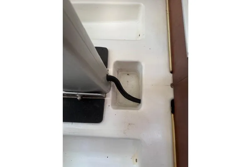Slide: The Image of Mast base detail of 2002 Beneteau First 36.7 sailboat. - 33