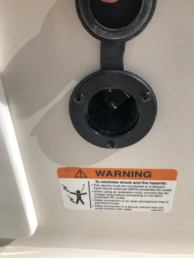 Slide: The Image of Ranger 2660 2025 model warning label near electrical outlet. - 22
