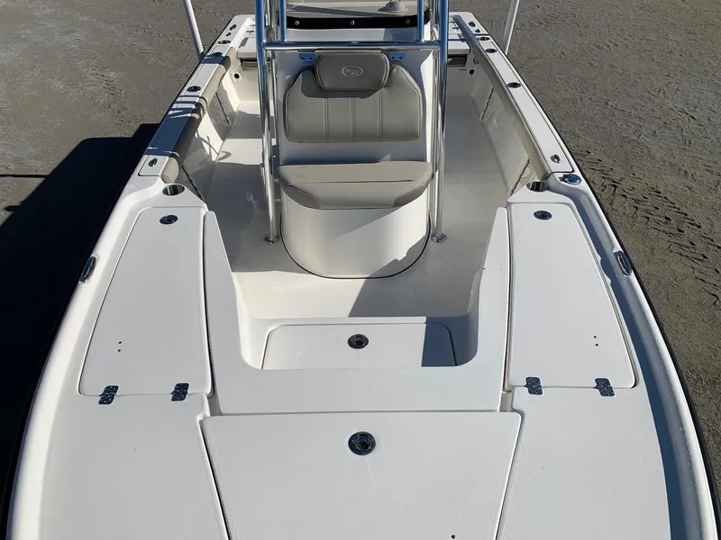Slide: The Image of 2024 Key West 210 Bay Reef boat with center console and seating. - 15