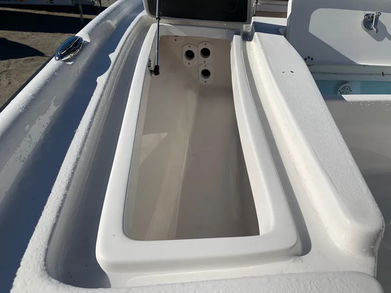 Slide: The Image of 2024 Key West 210 Bay Reef boat storage compartment. - 16