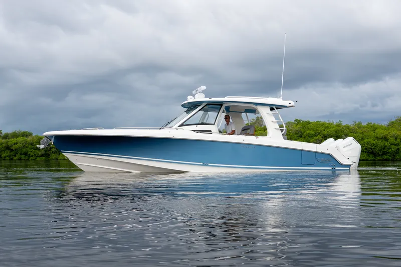 Slide: The Image of Boston Whaler 350 Realm 2026 - 2