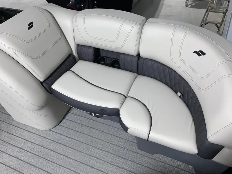 Slide: The Image of 2024 Starcraft SLS 3 Q DH boat seating with premium upholstery. - 10