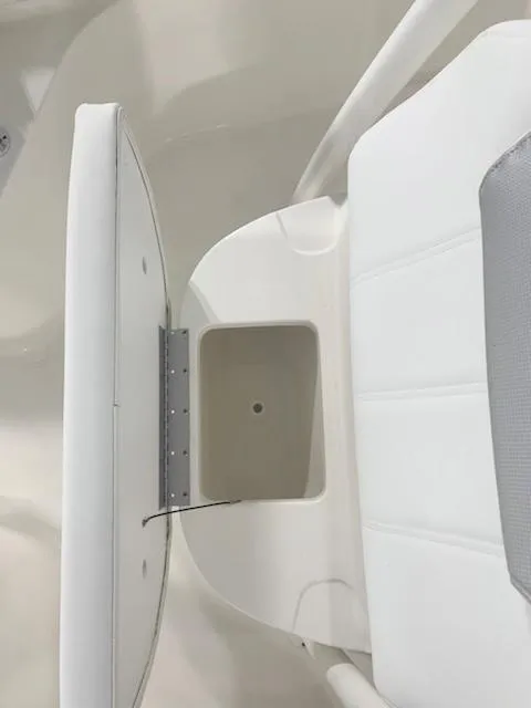 Slide: The Image of 2024 Key West 219 FS boat seat with storage compartment. - 7