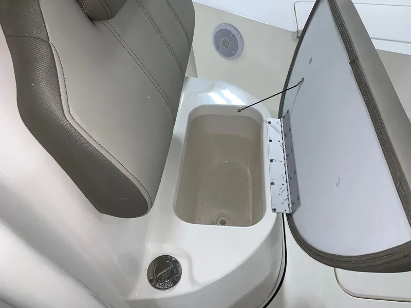 Slide: The Image of 2024 Key West 230 Bay Reef boat seat with storage compartment - 11