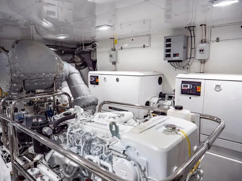 Slide: The Image of Engine room of 2025 Northern Marine 57 Expedition yacht with advanced machinery. - 23