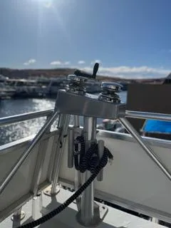 Slide: The Image of Custom 2005 houseboat 'The Entourage Shares 20 & 35' with spacious deck and canopy. - 27