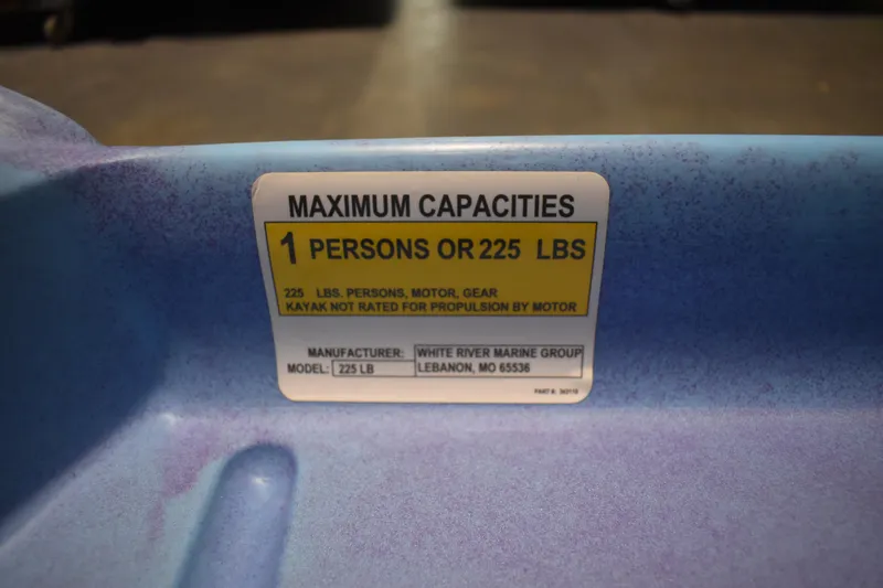 Slide: The Image of Ascend 9R Sport Sit-On kayak, 2021 model, maximum capacity: 1 person or 225 lbs. - 11