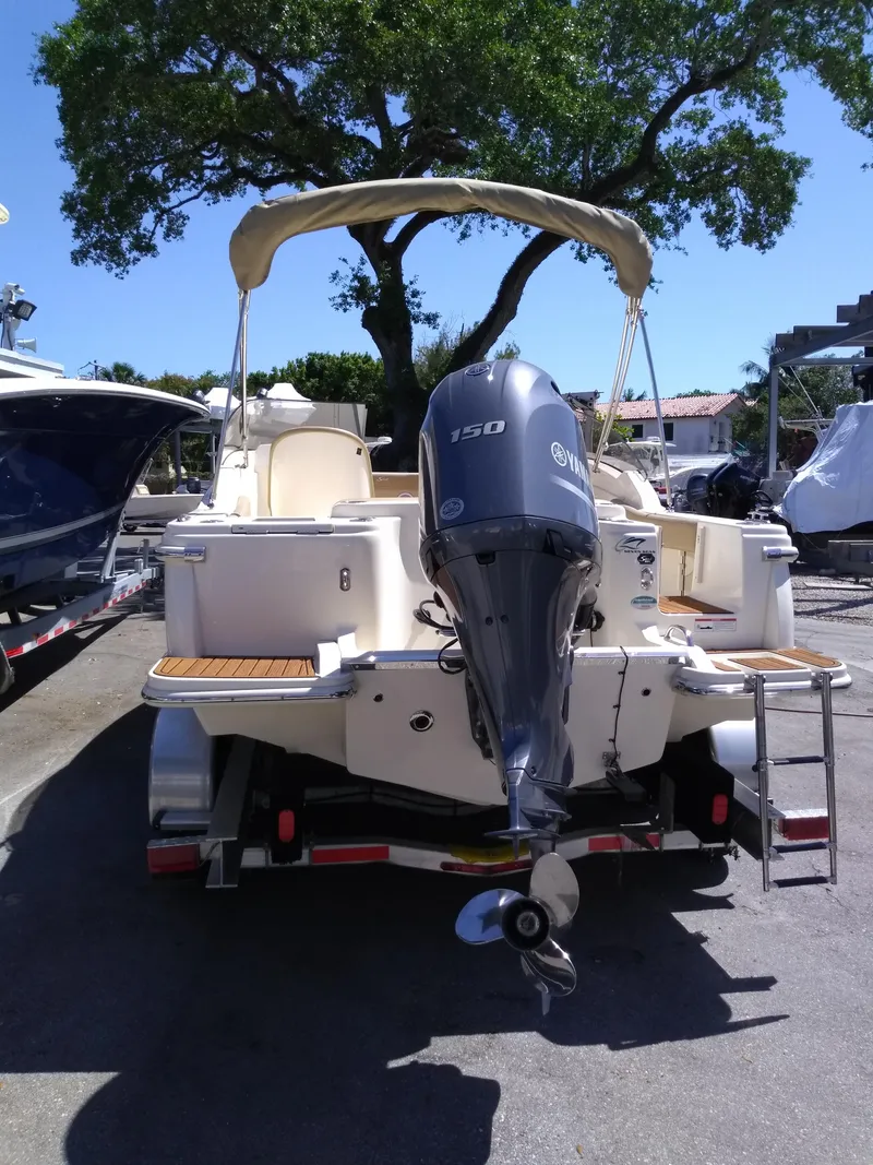 Slide: The Image of Scout 215 Dorado 2026 with Yamaha 150 outboard motor. - 2