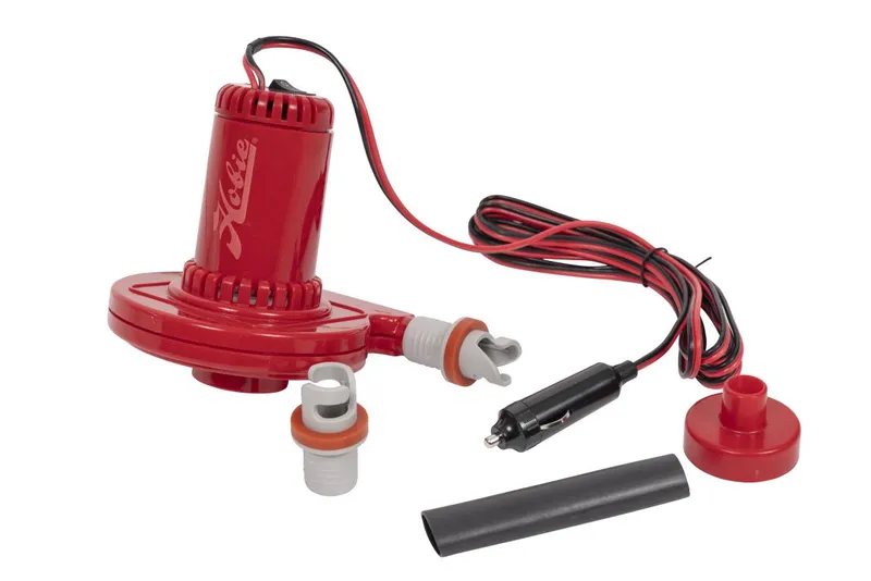 Slide: The Image of Red Hobie iTrek 14 Duo 2023 electric pump with accessories. - 10