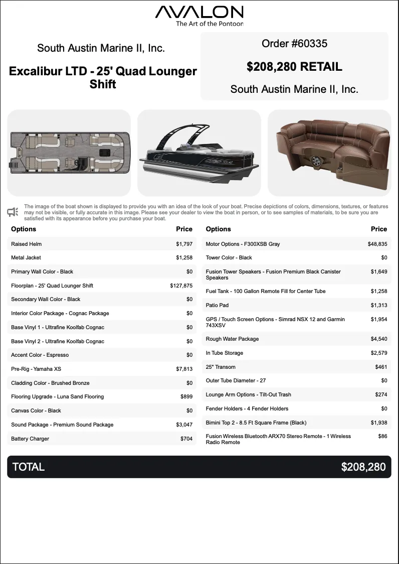 The Image of Avalon 25 Quad Lounger Shift 2027 - 0