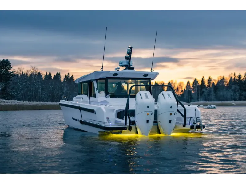 Slide: The Image of Axopar 38 XC Cross Cabin 2026 - 2