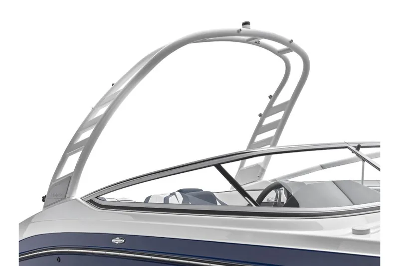 Slide: The Image of 2023 Yamaha Outboards 195S boat with sleek design and modern features. - 22