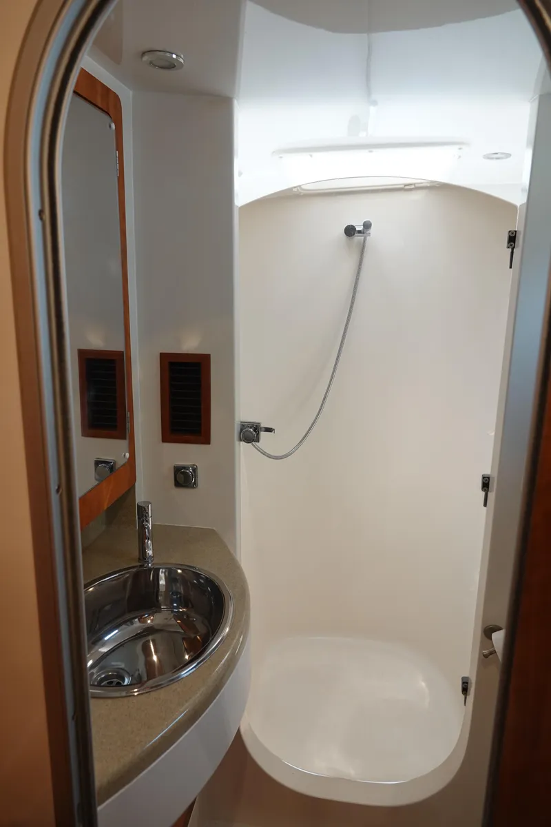 Slide: The Image of Bathroom in PDQ MV-41 boat, year 2007. - 12