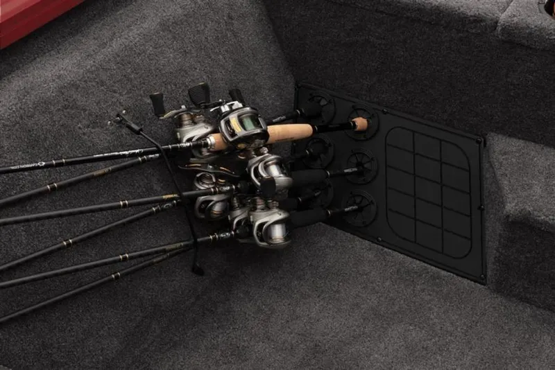 Slide: The Image of Fishing rod storage in 2024 Tracker Pro Team™ 195 TXW Tournament Edition boat. - 8