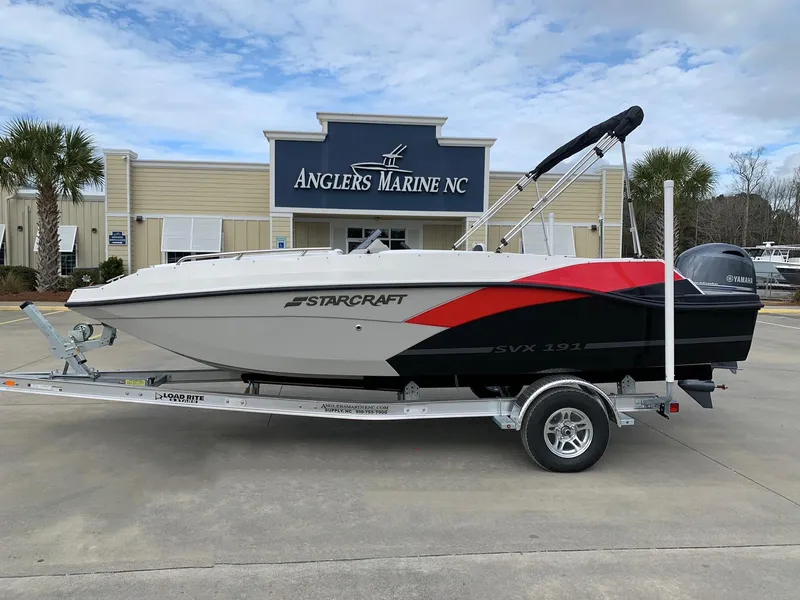 The Image of 2024 Starcraft SVX 191 boat at Anglers Marine NC dealership. - 0
