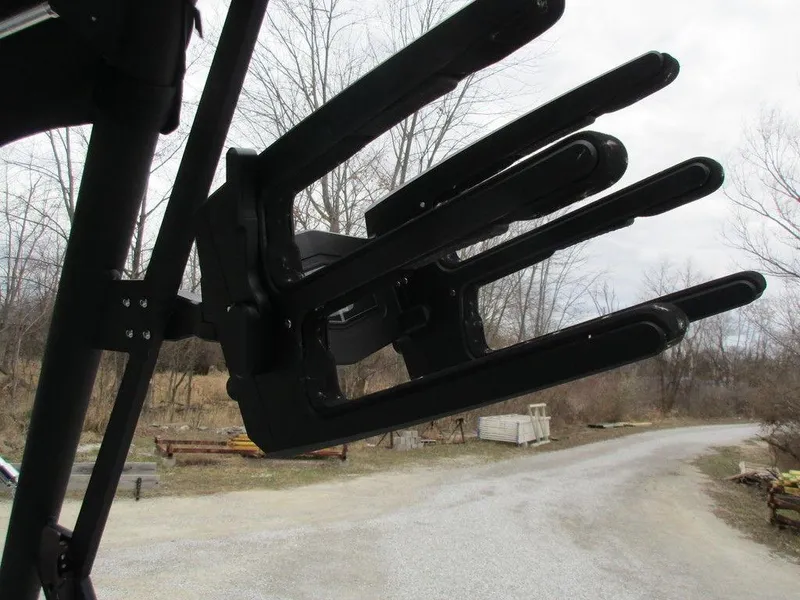 Slide: The Image of 2022 Axis A24 wakeboard tower with racks in a rural setting. - 16