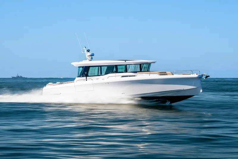 Slide: The Image of Axopar 45 XC Cross Cabin 2026 - 1