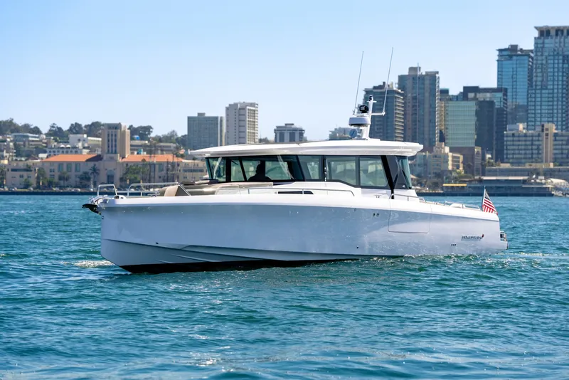 Slide: The Image of Axopar 45 XC Cross Cabin 2026 - 10