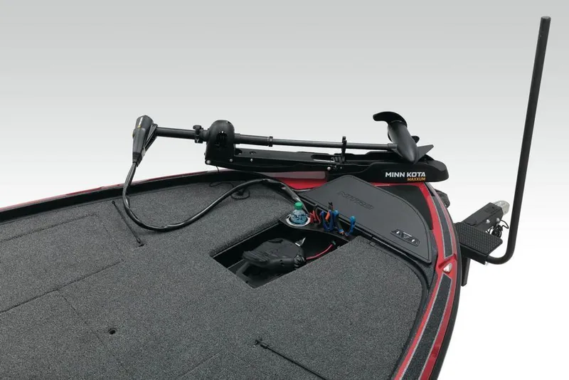 Slide: The Image of Nitro Z20 2022 boat deck with Minn Kota trolling motor. - 3
