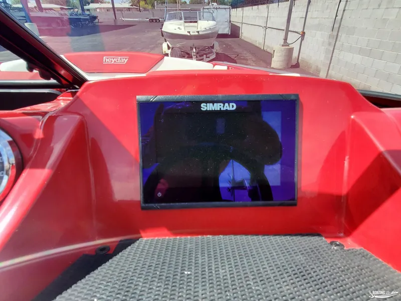 Slide: The Image of Heyday WT-2DC 2022 boat dashboard with Simrad display. - 17