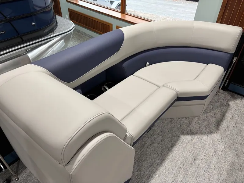 Slide: The Image of Luxurious seating in South Bay 200 Series S224RS boat, 2026 model. - 8