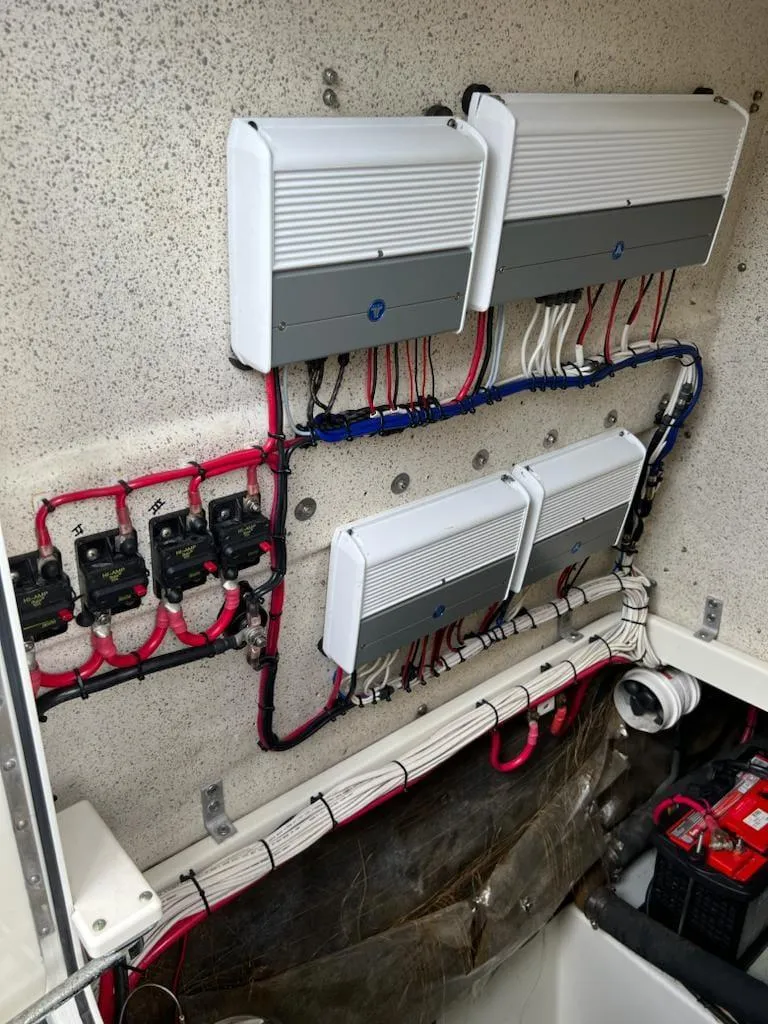 Slide: The Image of Electrical system of a 2005 Hydra-Sports 3300 VX boat. - 11