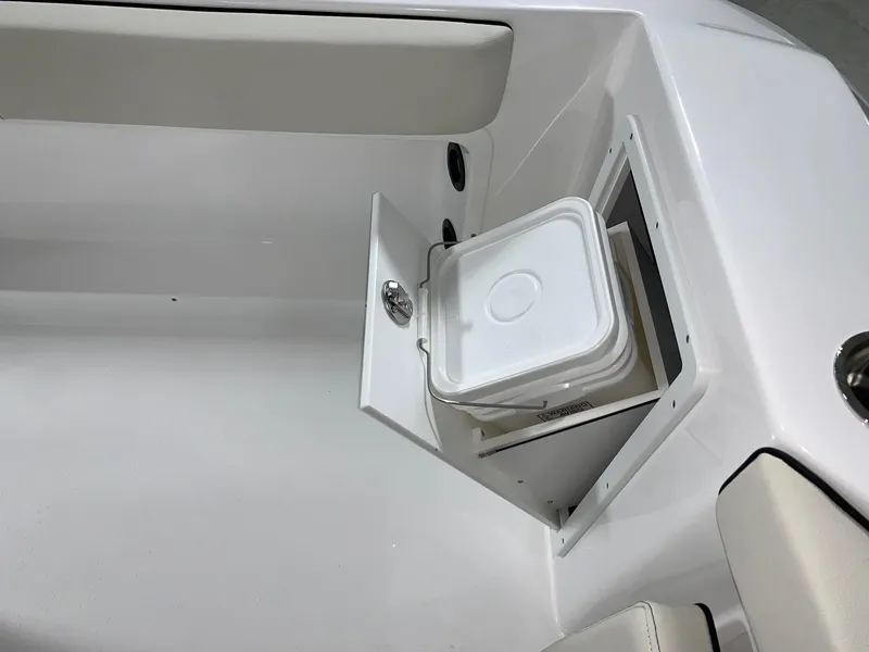 Slide: The Image of 2024 Cape Horn 22 OS boat with built-in storage compartment. - 7