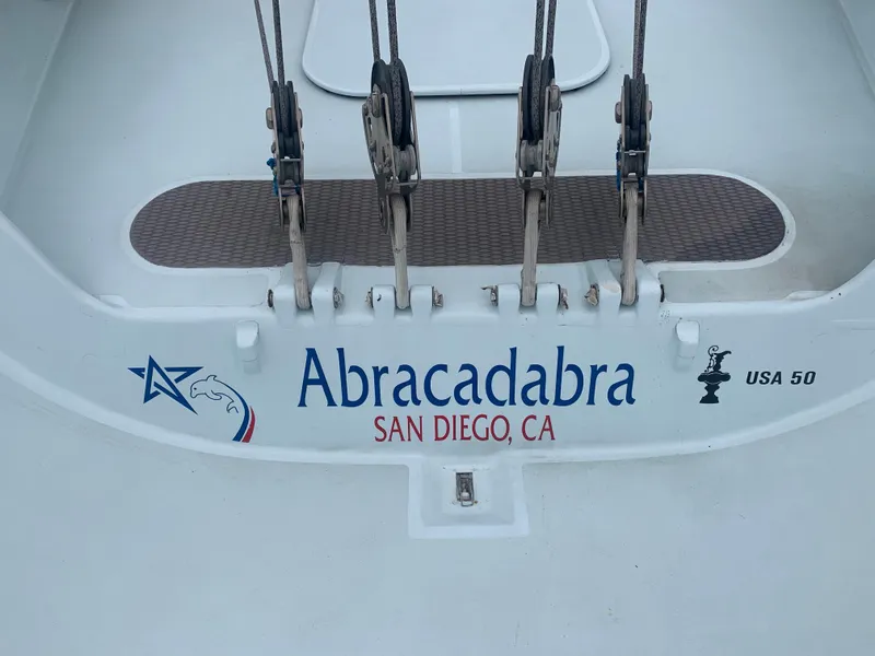 Slide: The Image of Abracadabra yacht, America's Cup Class 75, San Diego, CA, 2000, USA 50. - 22