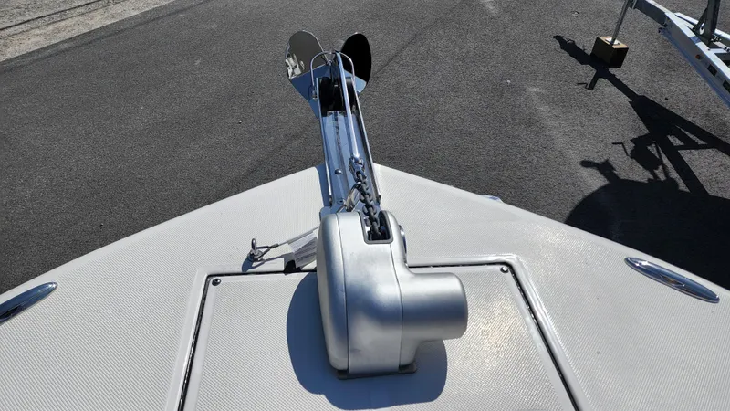 Slide: The Image of 2022 Sea Born LX24 Center Console boat anchor system. - 9