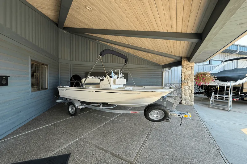 Slide: The Image of Boston Whaler 150 Montauk 2026 - 2