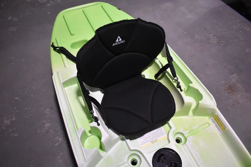 Slide: The Image of Green Ascend 9R Sport Sit-On kayak with padded seat, 2021 model. - 11