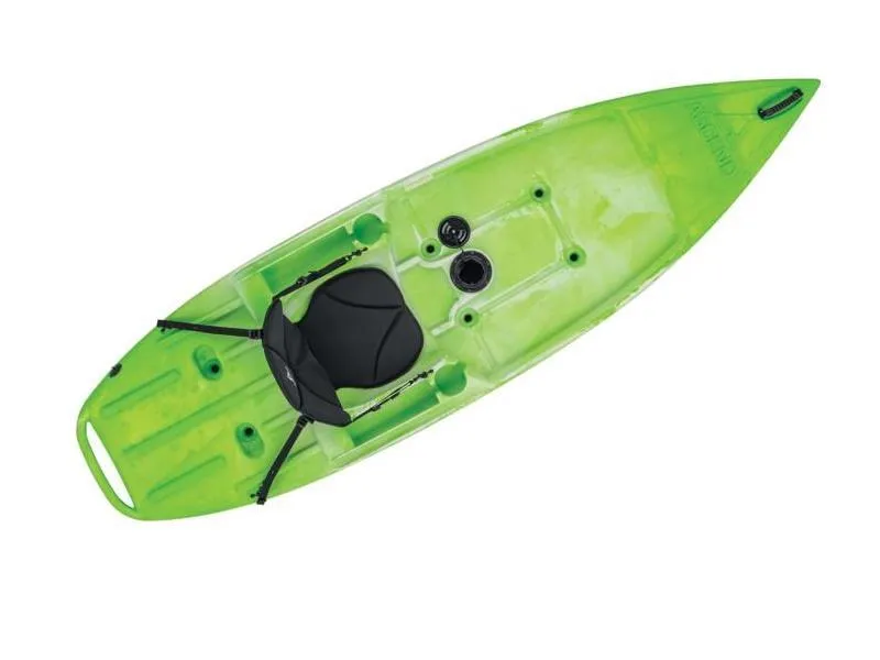 Slide: The Image of Green Ascend 9R Sport Sit-On kayak, 2021 model, top view. - 5