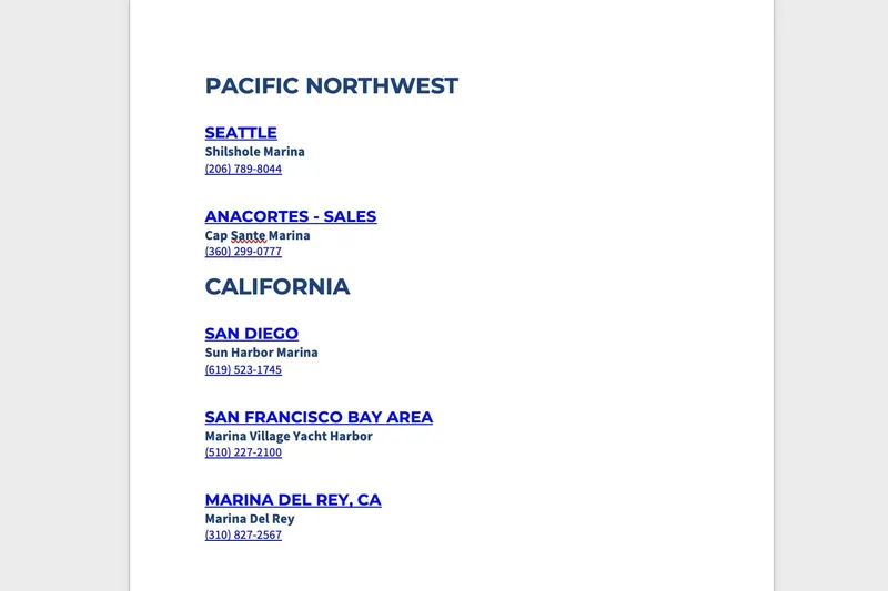 Slide: The Image of Sales locations for Nimbus 365 Coupe in the USA. - 11