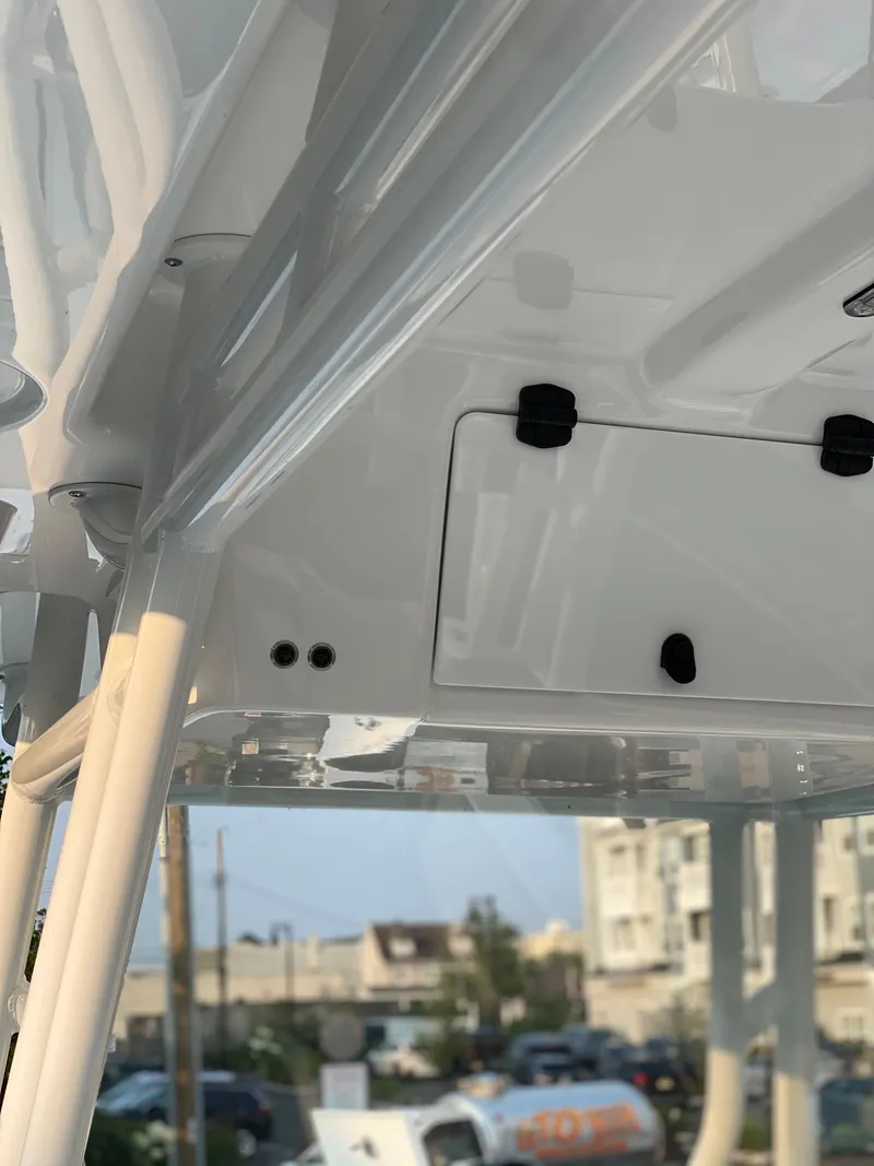 Slide: The Image of 2024 Cape Horn 34 XS boat interior detail with white finish. - 18