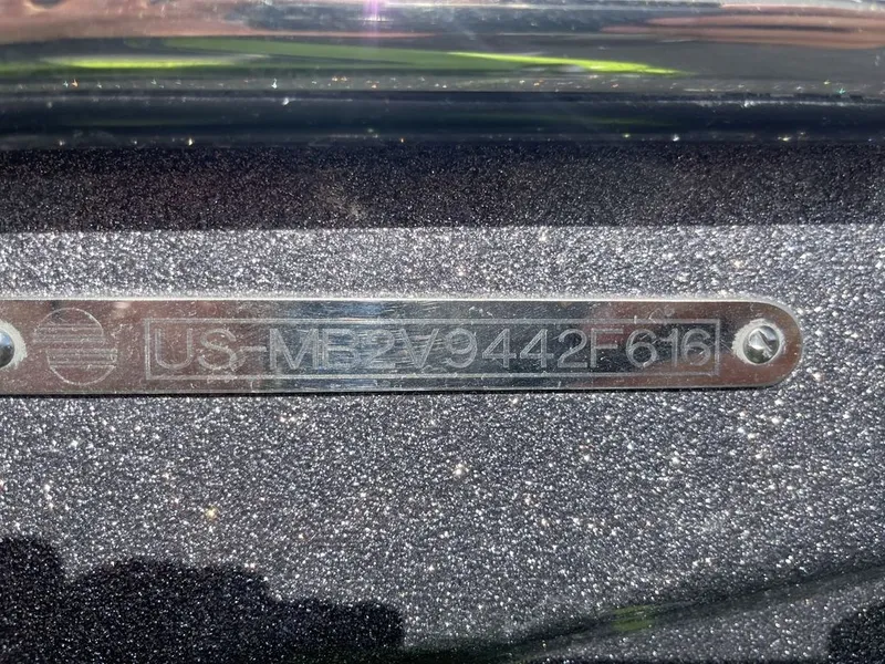 Slide: The Image of 2016 Malibu M235 boat identification number plate. - 10