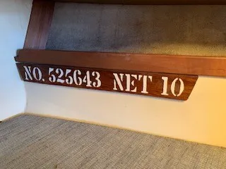 Slide: The Image of 1970 Pearson 35 Sloop interior with registration number NO. 525643 NET 10. - 20