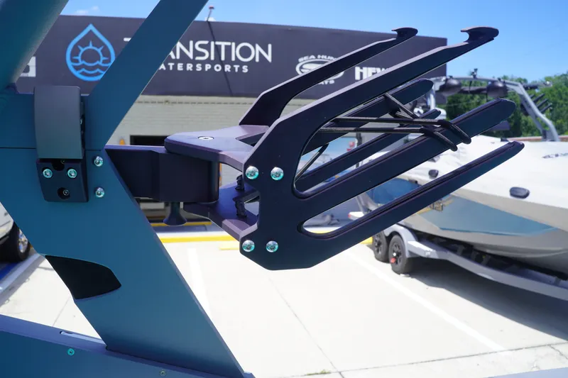 Slide: The Image of 2022 Axis A22 boat rack detail at Transition Watersports dealership. - 31