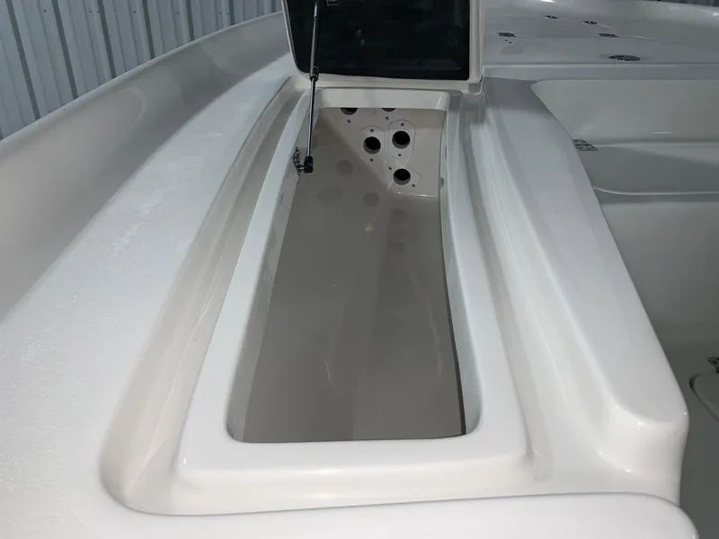 Slide: The Image of 2024 Key West 230 Bay Reef boat storage compartment. - 15