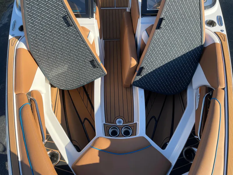 Slide: The Image of Interior view of 2021 Nautique Super Air Nautique GS24 boat. - 16