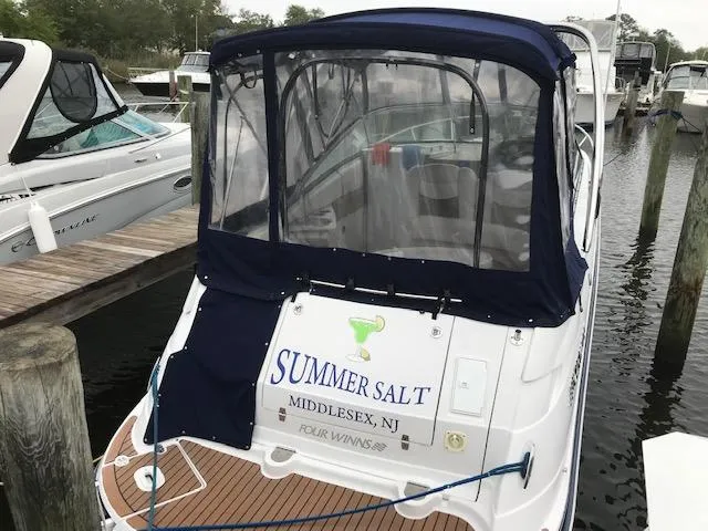 Slide: The Image of 2007 Four Winns 278 Vista boat named "Summer Salt" docked in Middlesex, NJ. - 4