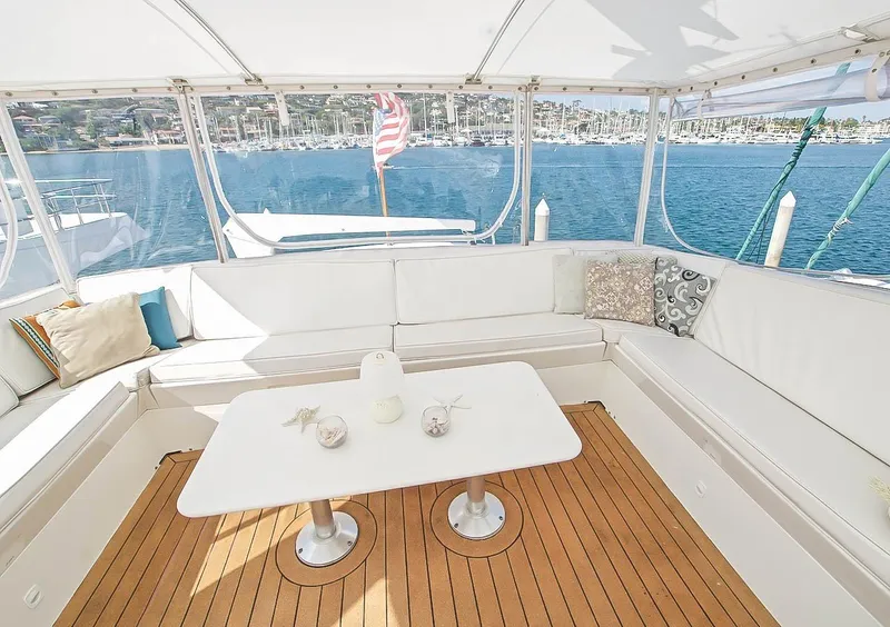 Slide: The Image of Hatteras Cockpit Motor Yacht 1993 - 91