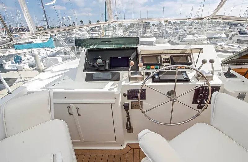 Slide: The Image of Hatteras Cockpit Motor Yacht 1993 - 89