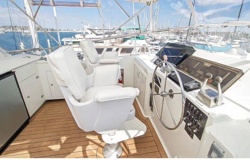 Slide: The Image of Hatteras Cockpit Motor Yacht 1993 - 95